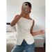 2025 Foreign Trade Cross-Border New Xiyin Hot-Selling Summer Sleeveless Vest Top Women's Clothing_ecoleips.com