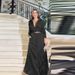 Stylish Ruched Long Sleeve Blouse High Waist Wide Leg Trousers Casual Matching Set_ecoleips.com