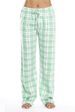 Suitable For All Seasons Spring And Autumn Classic Plaid Home Casual Long Loose Women's Pants_ecoleips.com