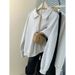 Chic Retro Hong Kong Style Long-sleeve Sweatshirt For Women, Spring Autumn Korean Version, Loose And Slimming, Thin Polo_ecoleips.com
