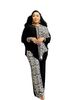 2024 New In Matching African Sets For Women Elegant Lady Evening Leopard Clothing Plus Size Dashiki Top And Pants Suits_ecoleips.com