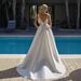 Wedding Dress Surface Summer New Bride Simple Deep V Neck Slimming Perspective Travel Shooting Trailing Soft Yarn Slim_ecoleips.com