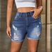 Women’s Clothing retro high waist ripped denim shorts stretch jeans women's clothing summer new_ecoleips.com