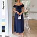 Women's Clothing Party Evening Dress Elegant One Shoulder Long Dress_ecoleips.com