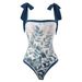 Women's Clothing Retro One Piece Vacation Beach Dress Two Piece Swimsuit_ecoleips.com