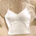 Popular Foreign Trade Product: V-neck Camisole With Ruffles, Beautiful Back Design, Built-in Chest Pads, Wrap-around_ecoleips.com