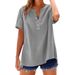 Women's Clothing Cotton And Linen All Match Tops For Women_ecoleips.com