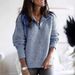 Women’s Chunky Knit Zipper Sweater – Winter-Ready Acrylic-Blend Pullover (S-5XL, Khaki/Red/Black/Light Gray/Dark Gray/Bluish)_ecoleips.com