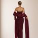 2025 Sexy Strapless Evening Gown Women's Slim Fit Dress Sequined Ribbon Design European American Style Casual Dress for Adults_ecoleips.com
