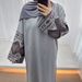 ng2510292 Ng2510292 Ng2510292 Loriya2024tiktok E-commerce Fashion Embroidered Dubai Turkish Party Robe Abaya LR901_ecoleips.com