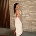 Summer New Arrival Halter V Neck Dress Slimming Open Back With Side Slit Fashion Elegant Party Evening Dress_ecoleips.com