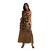25 Spring/Summer European And American Fashion Design Three-dimensional Floral Middle Eastern Dubai Arab Lady Sleeveless_ecoleips.com