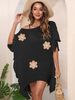 Women's Flowy Cover-Up Dress With Ruffled Hem – Minimalist Beach Tunic For Swimwear & Summer Outfits_ecoleips.com