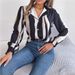 Real Shot Of 2026 Spring/Summer European And American Casual Versatile Color-block Striped Long-sleeve Shirt With Suit_ecoleips.com