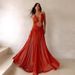 Women's Clothing New Hollow Metal Decorative Sling Long Skirt_ecoleips.com
