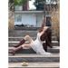 Vintage Autumn Winter Melad Design Lace-up Short Jacket Waist-cinching Irregular Dress Set_ecoleips.com