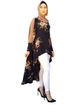 Women's Clothing Autumn Muslim Fashion Irregular Print Swallowtail Women's Tops Women's Clothing_ecoleips.com
