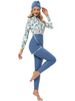 Women's Clothing Conservative Swimsuit Zipper Style Chest Pad_ecoleips.com