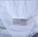 Cathedral Veil With Scalloped Edge – Shimmering Single-Layer Tulle Bridal Face Cover For Wedding Ceremonies (White, 75cm-350cm Length, U-Shape)_ecoleips.com