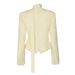 Women's Clothing 2026 Summer New Product Fashion Temperament Cardigan Button Small Suit Slim Fit Solid Color Jacket Wholesale_ecoleips.com