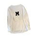 White Base Shirt Women, Suitable For Layering In Autumn Winter, With A Long-sleeved T-shirt And Fleece-lined Thickened_ecoleips.com