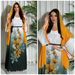 Modest Abaya Dress Elegant Embroidered Abaya Dress – Stylish Long Sleeve Muslim Dress With Rhinestone Details & Floral Print_ecoleips.com