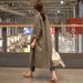 8852025 Spring New Loose Large Cotton And Cardigan Medium To Linens Long Sleeve Coat Trendy_ecoleips.com