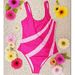 Women's High-Cut Monokini Swimsuit – Sexy Backless Design, Quick-Dry & Chlorine-Resistant (S-Xl, Rose/Black, 82% Polyester 18% Spandex)_ecoleips.com
