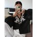 2025 Women's Autumn New Embroidered Floral Button Long Sleeve Cardigan Shirt_ecoleips.com