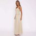 New Arrival Summer French Fashion Temperament Solid Color Slim Formal Party Gown Dress For Ladies_ecoleips.com