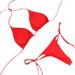 Women's Halter Neck Bikini Strap Swimsuit Sexy Two Piece Tie Up Set Multiple Colors_ecoleips.com