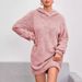 Women’s Oversized Hooded Sweatshirt – Long Sleeve Solid Color Casual Pullover (5 Colors, S-XXL)_ecoleips.com