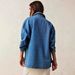 Women's Casual Versatile Denim Jacket European And American Style Pocket Side Slit Design_ecoleips.com