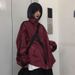 Casual Versatile Short For Women 2026 Spring New Korean Style Striped Loose Stand Collar Jacket Top Cross-Border_ecoleips.com