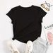 Women's Fashion Set With T-Shirt Trousers And Short Sleeves Pant Sets_ecoleips.com