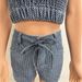 Women's Sexy Strapless Slim Fit Stretch Denim Two Piece Casual Fashionable European American Style Clothing Set_ecoleips.com