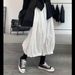 plus Size Wide Leg Pants Women's Spring Summer Boyfriend Style Casual Elastic Waist Cropped Loose Pleated Lantern Pants_ecoleips.com
