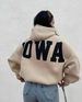 Women's Clothing popular velvet loose long sleeved hooded printed short sweatshirt for women_ecoleips.com