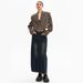 Amaz Cross-Border 2025 New Trendy Retro Slit A-Line Denim Skirt For Women, High-Waisted, Pear-Shaped Body, Autumn_ecoleips.com