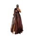 Women's Clothing Spring And Autumn New Oblique Shoulder Mesh Print Dress Ins Casual Loose Party Dress_ecoleips.com