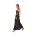 Summer New Arrival Women's Fashion Casual High-End Halter Neck Printed Long Dress Backless Elegant Sexy Gown for Women_ecoleips.com