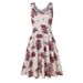 2024 Hot-Selling Women's Fashion European And American Print Summer Beach Round Neck Sleeveless Flared Long Dress_ecoleips.com