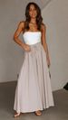 Suitable For All Seasons Spring Summer New Women's Wide Leg Elastic Waistband High Waist Long Skirt Pants Women_ecoleips.com