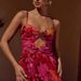Starfish Floral Print One Piece Swimsuit Vacation Cutout Design With Umbrella Skirt Women's Beachwear_ecoleips.com