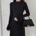 K Trendy Bell-sleeved V-neck Sweater Dress For Women; A Minority Design With A Slender Waist And Slimming Effect_ecoleips.com