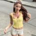 European And American Hot-Selling Women's 2025 Autumn New Fashion Buttoned Waist-Cinching Slim Strap Tank Top For Women_ecoleips.com
