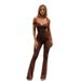 Spring/Summer Sexy Knotted Bust Cup Yoga Suspender Jumpsuit Women's Cross Border Jumpsuit Romper_ecoleips.com
