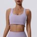 Women's Shockproof Sports Bra For Running, Yoga, Pilates With Drawstring, European And American Style_ecoleips.com