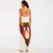 Summer Casual Loose Women's Dress Personalized Print Halter Neck Sleeveless Backless Long Dress For Vacation_ecoleips.com