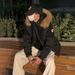 girl Winter New Workwear Down Cotton Jacket For Women Korean Style Loose Design Couple Small Size Thickened Windbreaker Coat_ecoleips.com